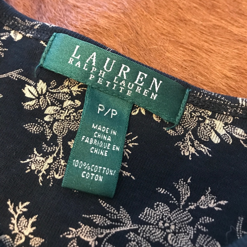 Ralph Lauren floral long sleeve Size:P/P - Picture 3 of 4